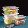 Disposable Rectangular Plastic Food Containers with Lids