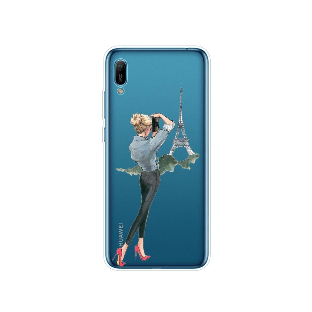 

Чохол для Huawei Y6 2019 Чохол для Huawei Y6 2019 Силіконовий TPU Чохол М який Чохол для Телефону для Huawei Y6 2019 MRD-LX1 MRD-LX1F huawei Y6 2019