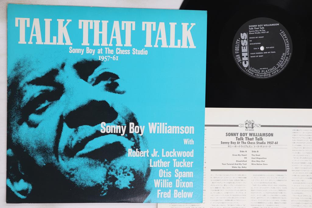 LP Record SONNY BOY WILLIAMSON - Talk That Talk - Sonny Boy At The C PLP6023 CHESS 1984 Japan Blues Used