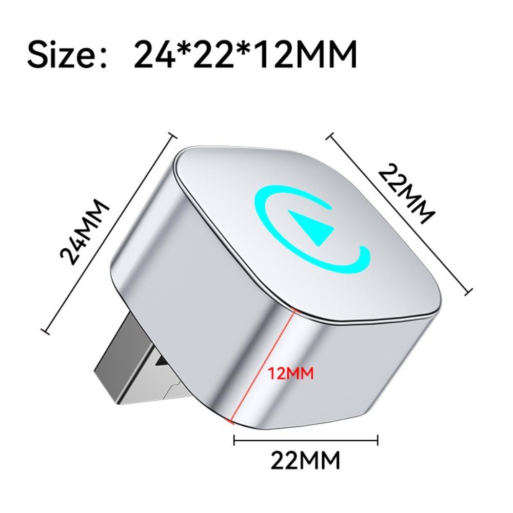 Smart 2 in1 Carplay Box Android Auto Wireless Adapter Hidden Plug Car Module for Seamless Connectivity