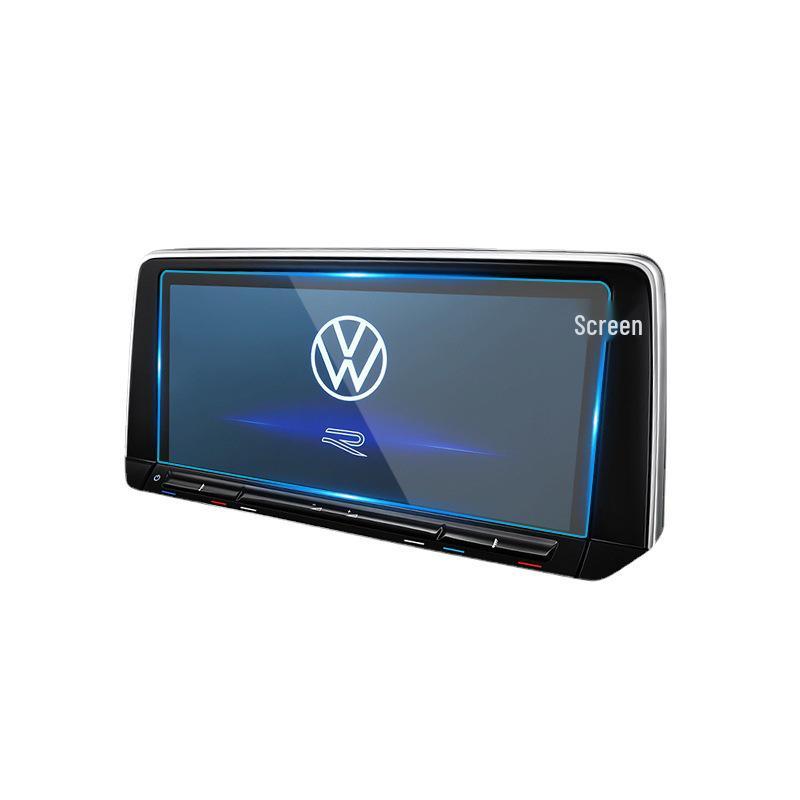 Volkswagen Teramont 25 Folia Ochronna Hartowana do Nawigacji - Ochrona Oczu i Światła Niebieskiego na Panel Instrumentów i Konsolę Środkową.