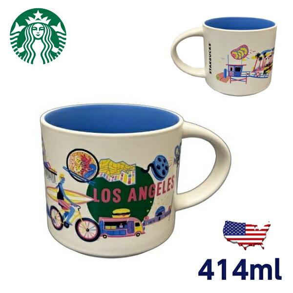 Starbucks Mug America Los Angeles Limited DISCOVERY SERIES 414ml Ceramic Overseas Directly Imported from America starbucks
