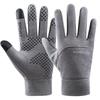 Male Two Finger Out Warm TouchScreen Mittens Cycling Gloves Full Finger Gloves Protective Mittens
