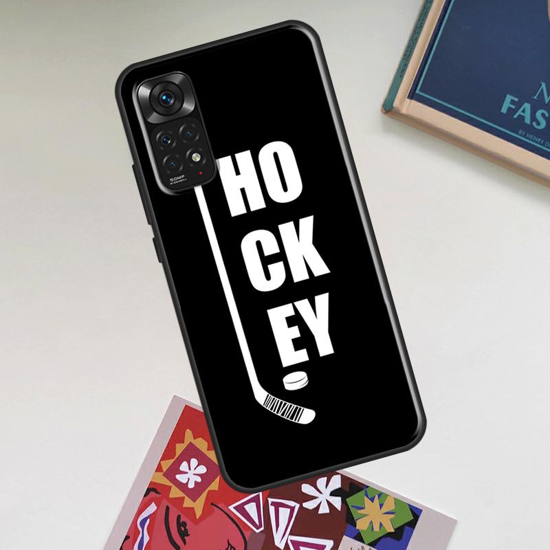 Ice Hockey Player Case For Xiaomi Redmi Note 14 Pro 13 12 11 10 15 Pro Plus Redmi 15C 13C 12C 10C 14C 15 Cover