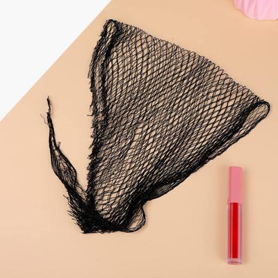 Fixação Universal Durável Malha Furos Encaracolado Algodão Triangular Cabelo Net Triângulo Cabelo Net