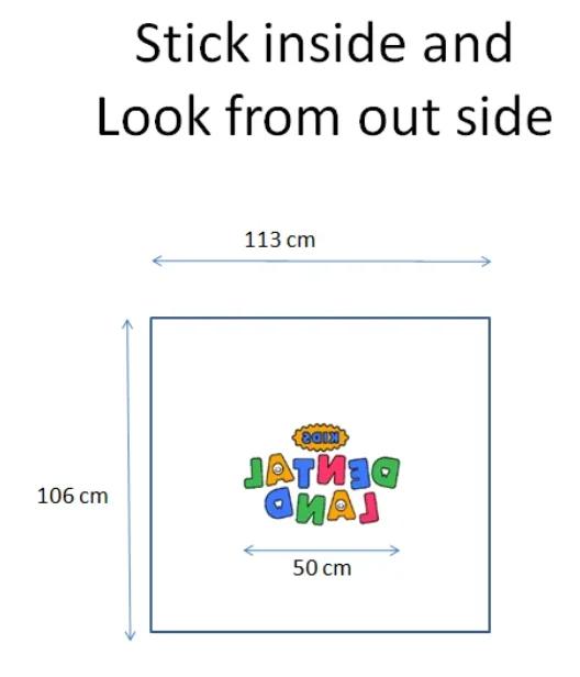 Static Cling Privacy Window Film  Window Coverings Glass Window Sticker 113x106cm WxH