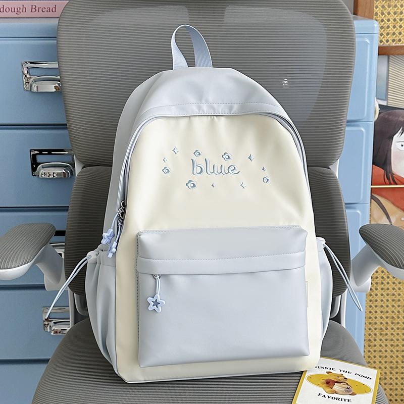 Schoolbag Backpack for Women 1011 New Korean Version Ins College Wind Energy Schoolbag Advanced Sense Junior and High School Students Cute Backpack