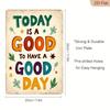 Vintage Metal Sign Today Is A Good Day 20x30cm Funny Wall Art Poster For Bar Garage Office Decor