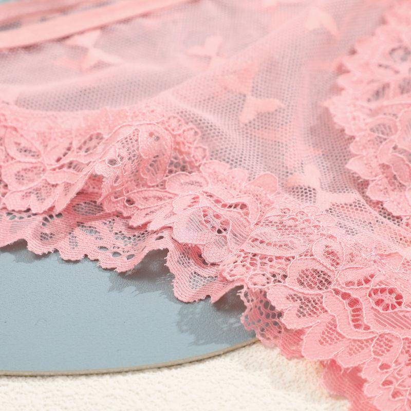 FINETOO 2 BUC./SET Femei Chiloți din dantelă Lenjerie moale Lenjerie respirabilă Bumbac Lenjerie confortabilă Perspectivă