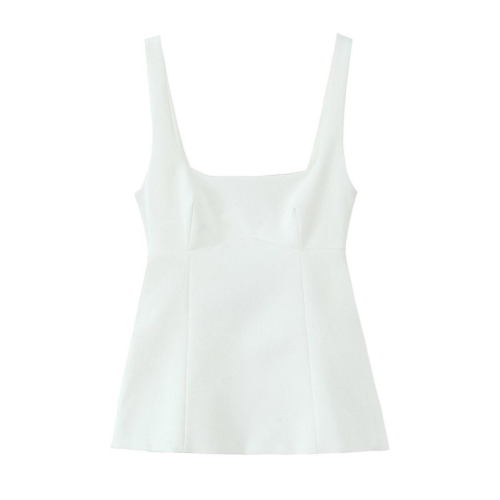 Spring 2025 Women's Sweet & Simple Top with Bow and Hollow-Out Details