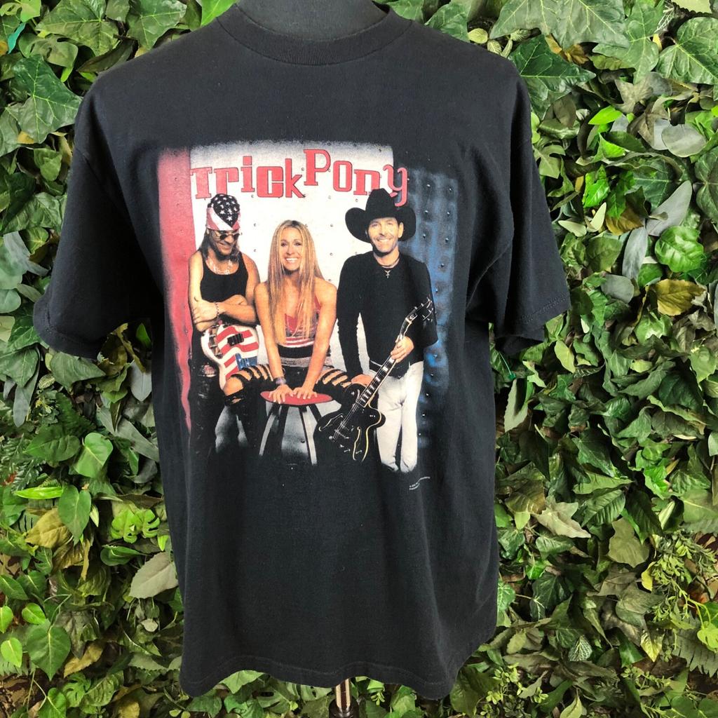 Trick Pony band tee XL 2002 tour merch country music shirt vintage Y2K xlarge