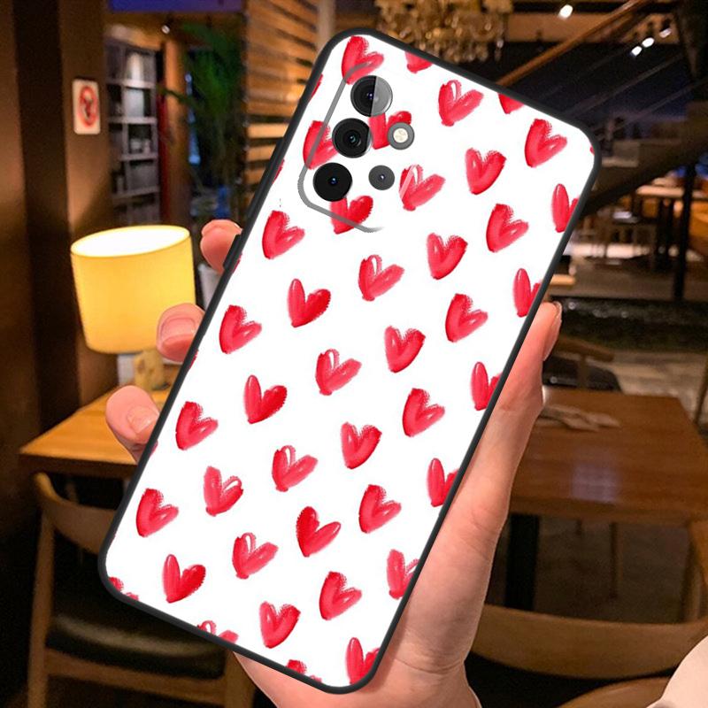 Heart Cartoon Girls Case For Samsung Galaxy A36 A56 A26 A16 A06 A53 A33 A13 A12 A32 A52 A55 A35 A15 A54 A34 A14