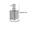Square/Round Liquid Soap Dispenser Plastic Push Bottle Leak-proof Design Kitchen Bathroom General Purpose