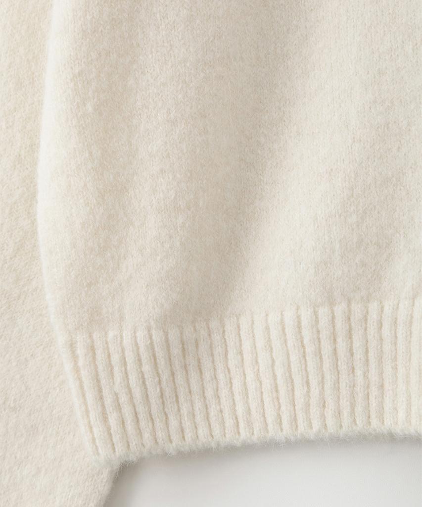 Sseomweeobeoteo Manon Alpaca Cardigan - Ivory