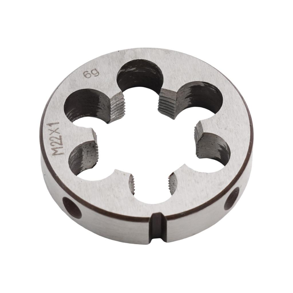 Gwintownik stożkowy i wtykowy HSS M22 x 1 mm i narzynka M22 x 1 mm Gwint metryczny prawy