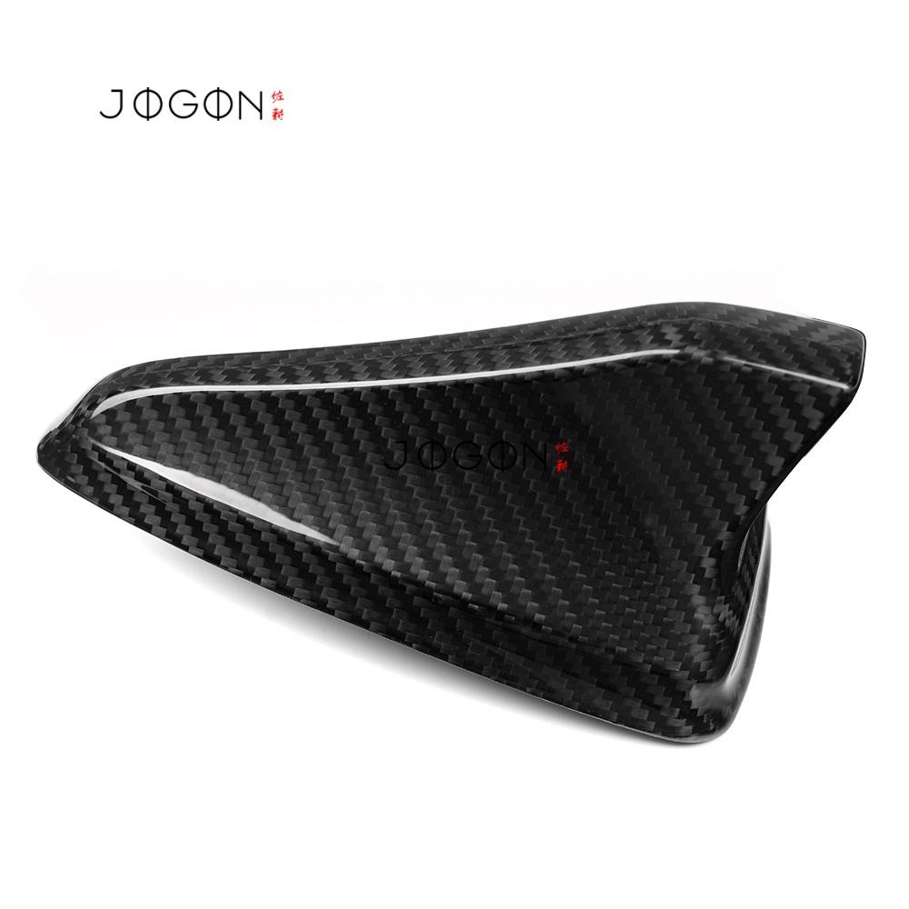 For Hyundai i30 N 2024 Real Carbon Fiber Exterior Car Roof Antenna Stickers Shark Fin Cover Trim Accessories