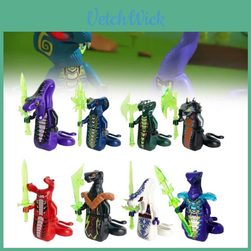 Ninjago Snake Plastic Blocks Set For Creative Play And Crafting