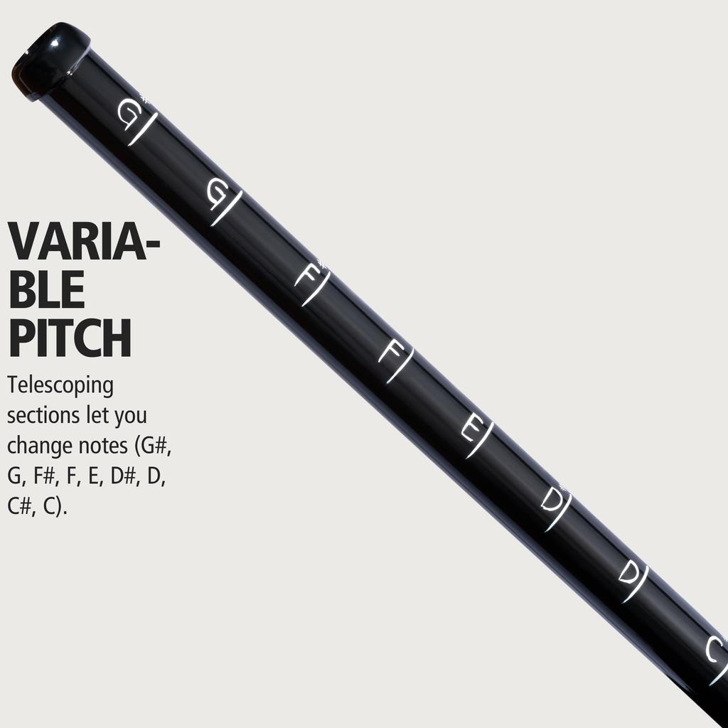 MEINL Percussion Didgeridoo 36"-62" Trombone Didgeridoo TSDDG1-BK []