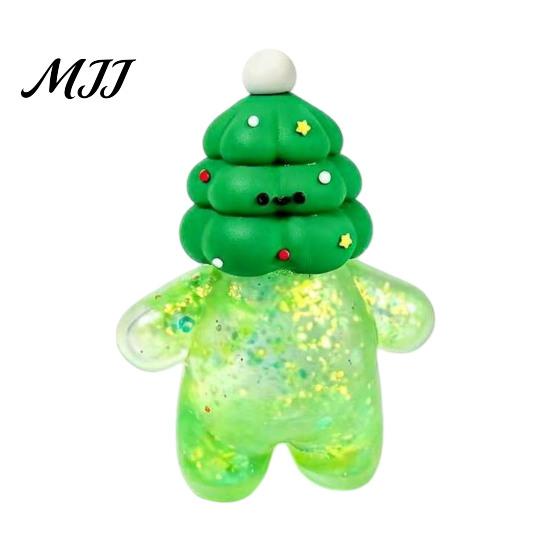 Birthday Gifts for Boys Girls Christmas Santa Snowman Squeeze Stress Ball, Slow Rising Soft TPR Stocking Stuffers Fidget Toy Anxiety Relief,