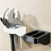2-Slot Design Tool Organizer Plastic Wall Mounted Rack Practical Wrench Storage Rack  Tool Storage