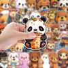 50 Cartoons This Little Bear Doodle Sticker Skateboard Suitcase Refrigerator Decoration Sticker Waterproof Creative Hand Note Sticker