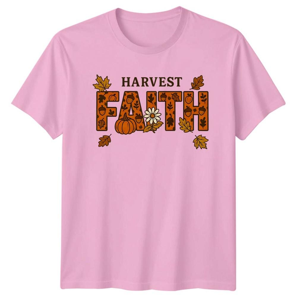 Harvest Faith TShirt Fall Christian Thanksgiving Gift For Him And Her