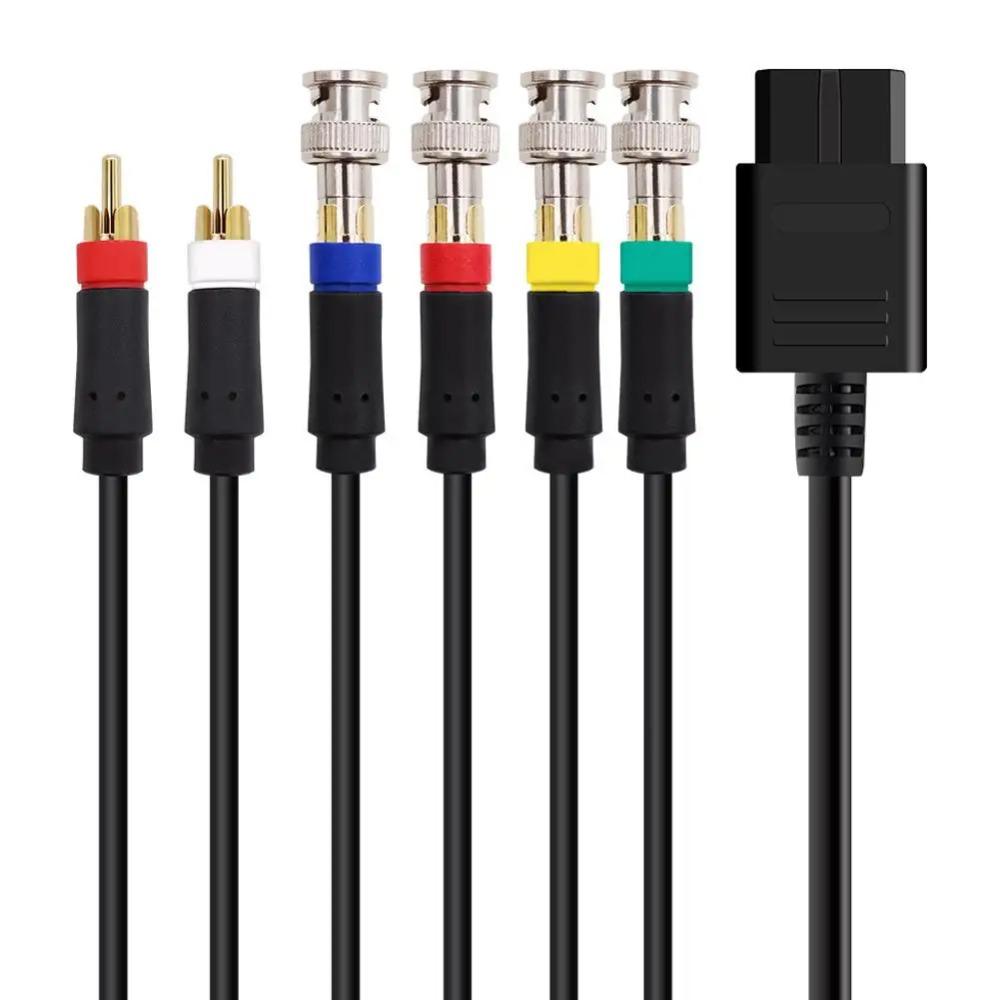 RGB/RGBS Cable for N64 64 SNES NGC Video Consoles Composite Cable with Strong Stability