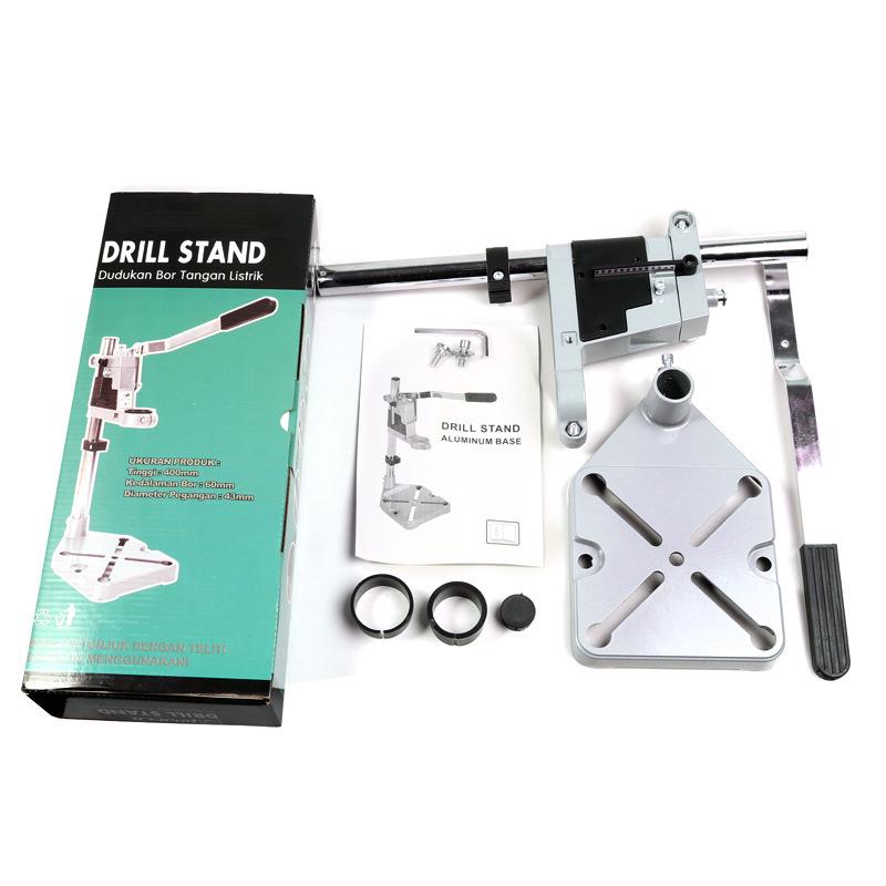 Multifunctional Mini Hand Drill Stand with Flat-Nose Pliers and Table Vise