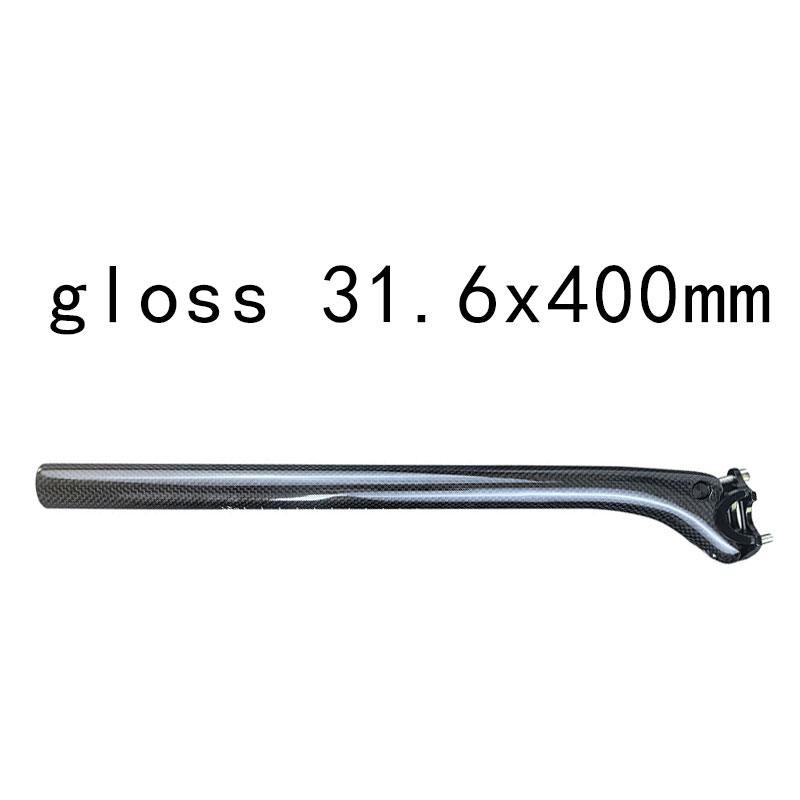 Carbon Fibre MTB Bike Seatpost 25.4/27.2/30.9/31.6mm Offset 20mm Road Bicycle Seat Post 3K Carbon Weave