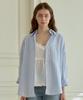 PINK PINEAPPLE Mild Stripe Shirt_Sky Blue
