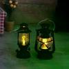 6cm Mini Led Retro Glowing Pony Lantern Simulation Cande Light Night Light Dollhouse Miniature Kerosene Lamp Home Decor Toy
