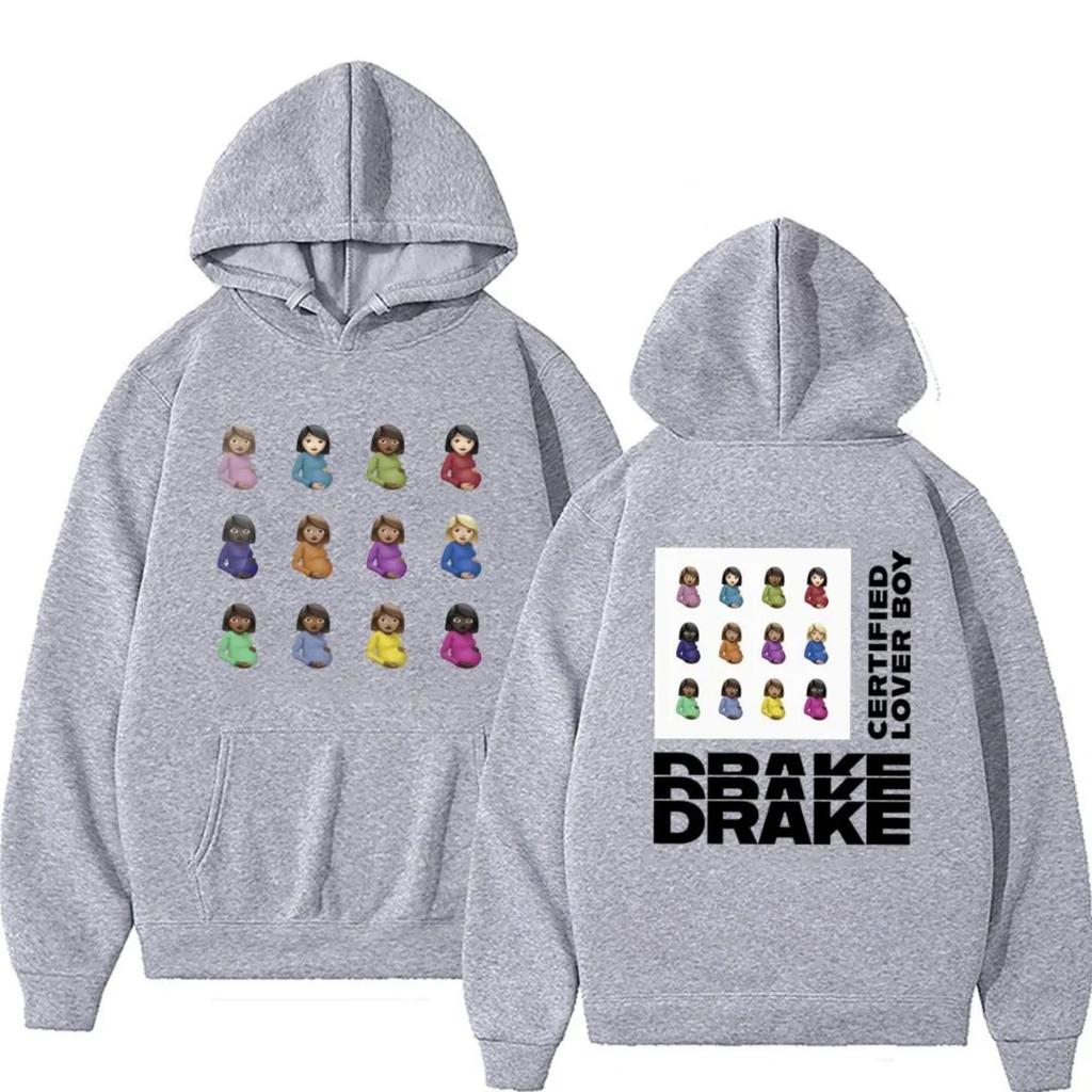 Fall/Winter  Men Casual Hoodie Album Art Print Cozy Pullover Sweatshirt Loose Fit Long Sleeve Drawstring Hood Oversize Unseix
