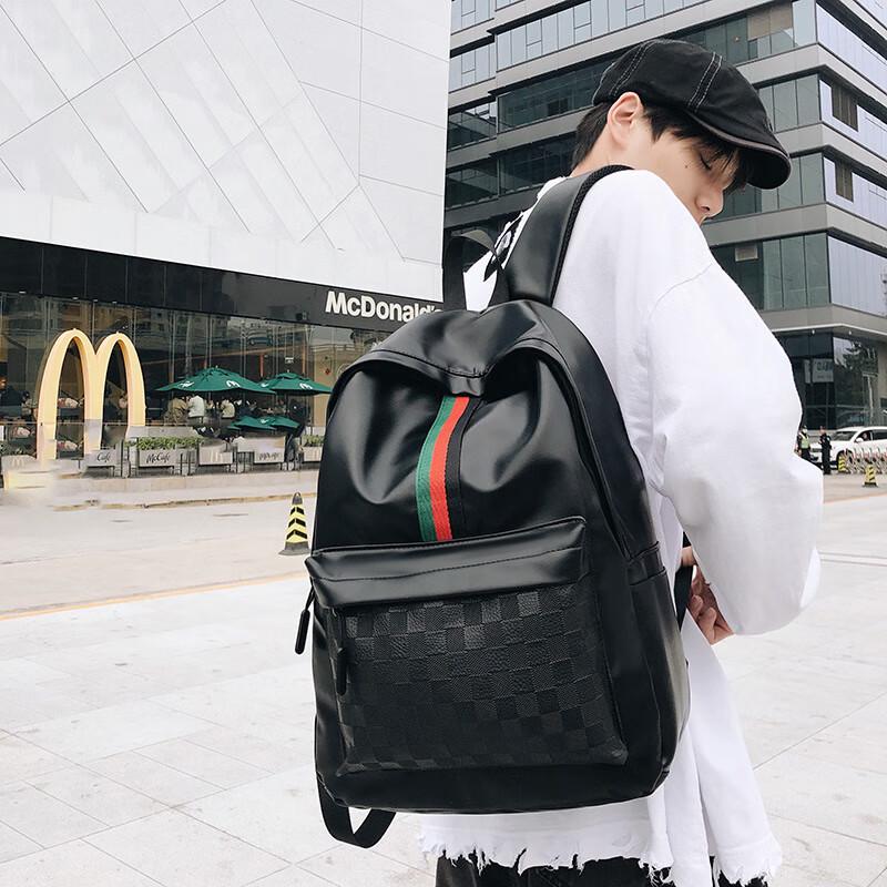 Brangdy Plaid Unisex Laptop Backpack