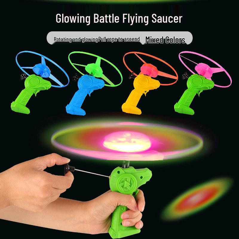 Children s Light-Up Flying Saucer Disc Toy with Flashing Lights