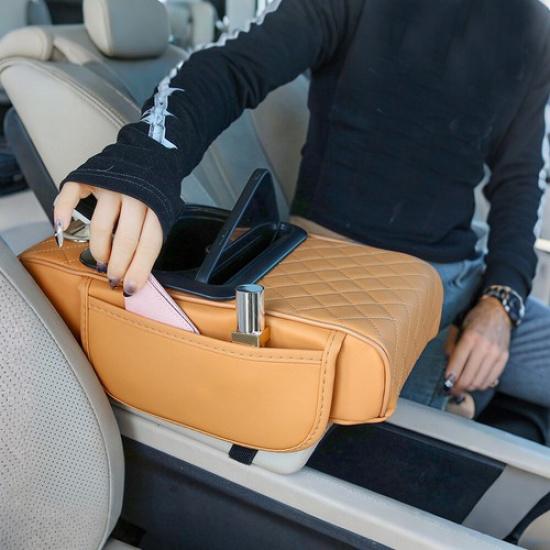 Car Center Console Armrest Box Multifunctional Cushion Cover Protector Mat Pad