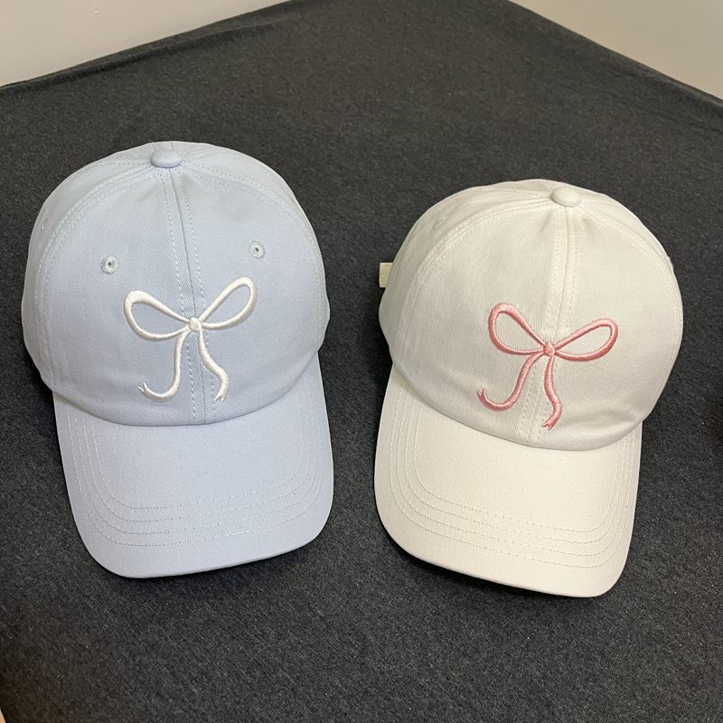 Fashion Hat Female Ins Sweet Cute Bow Baseball Cap Four Seasons Sunshade Cap