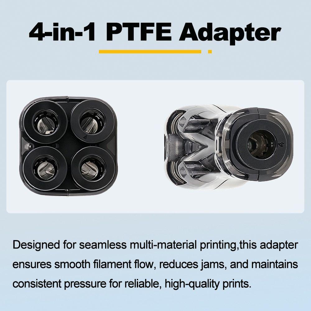 Anti-Clogging Expansion Port 3D Printer Accessories for Bambu Lab 3D Printers (P1/X1/A1/H2 Series)
