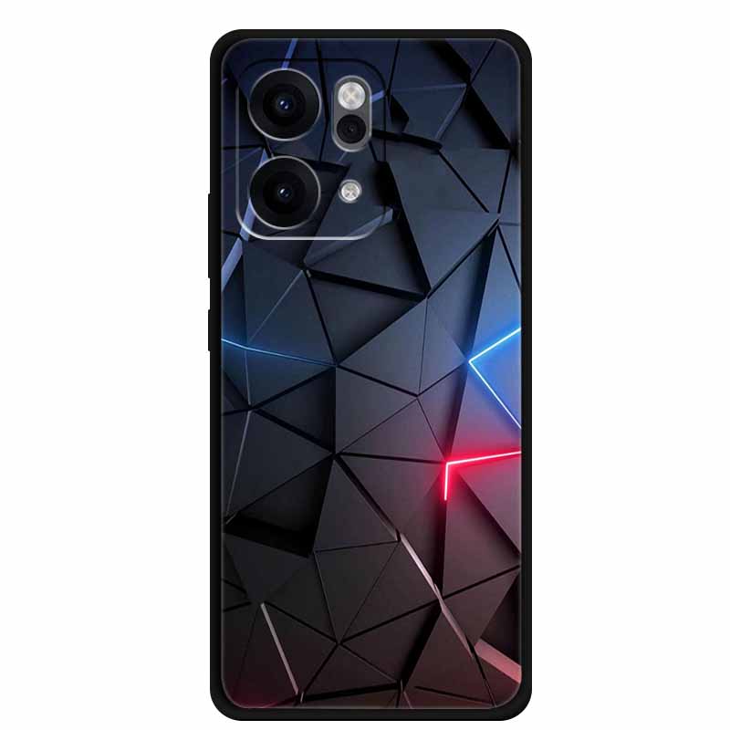 For Oppo Reno14 Pro 5G Case Animals Soft Silicone TPU Phone Cases Back Cover for Oppo Reno 14 Lion Shockproof Cool Wolf Capa