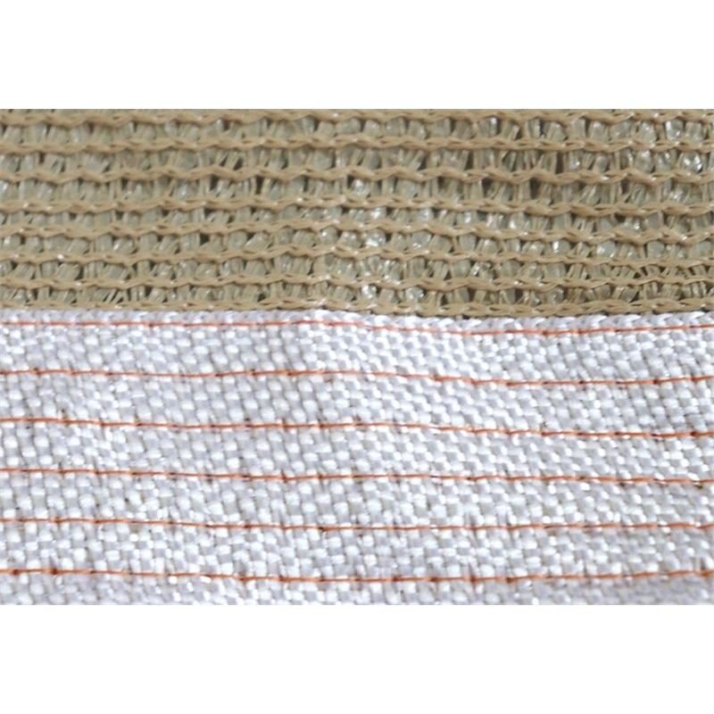 Beige Sunshade Net Edging Perforated Sunshade Sail Courtyard Balcony Outdoor Shading Sunscreen Net Thickened Heat Insulation Net
