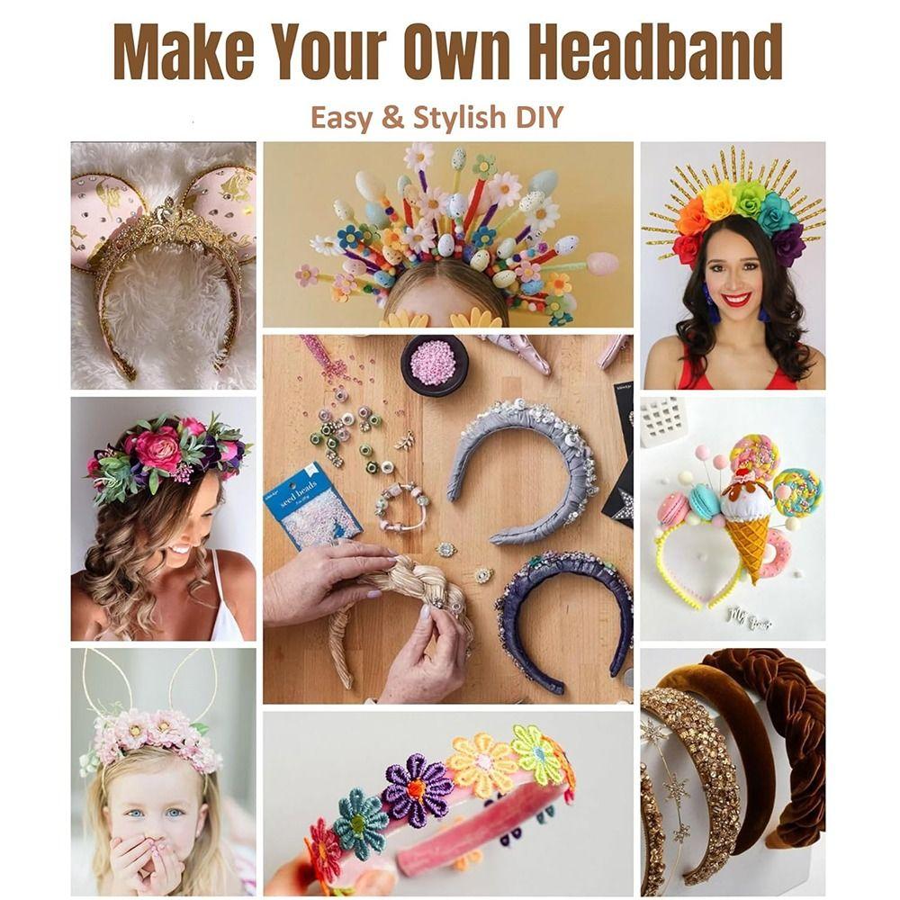 3CM Wide Red Headbands Comfortable Hair Accessories Fashion Satin Headband for Women Girls