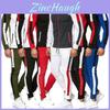 Conjunto Elegante de Agasalho com Capuz e Calças Jogger para Homem, com Fecho de Correr e Ajustáveis, para Roupa Desportiva