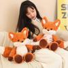 Cute Fox Plush Toy Running Doll Sleeping Hug Pillow Stuffed Animal Gift Birthday