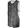 Logo Print Regular Fit Straight Basketball Tank Top Men Tops Black 23500102-001