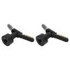 2PCS ABS Handle Battery Terminal Cleaner Hard/Soft Brush Car Battery Cleaning Tool  Auto Shop