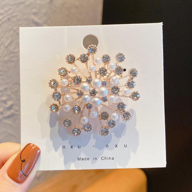 

Вишукана брошка Корсажна шпилька Фіксована одяг Аксесуари Антисвітла пряжка Квіти Імітація тварин Перлина Циркон Брошка