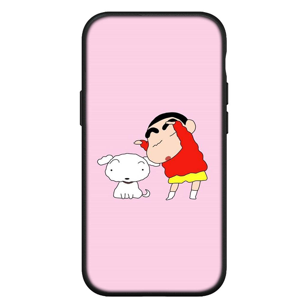 For iPhone 16 15 Xiaomi Redmi Note 14 13 12 11 Pro Max X 8 9 16e Samsung Galaxy S25 S24 S23 Moto OPPO Huawei Cute Crayon Shin Chan Shinchan Phone Case