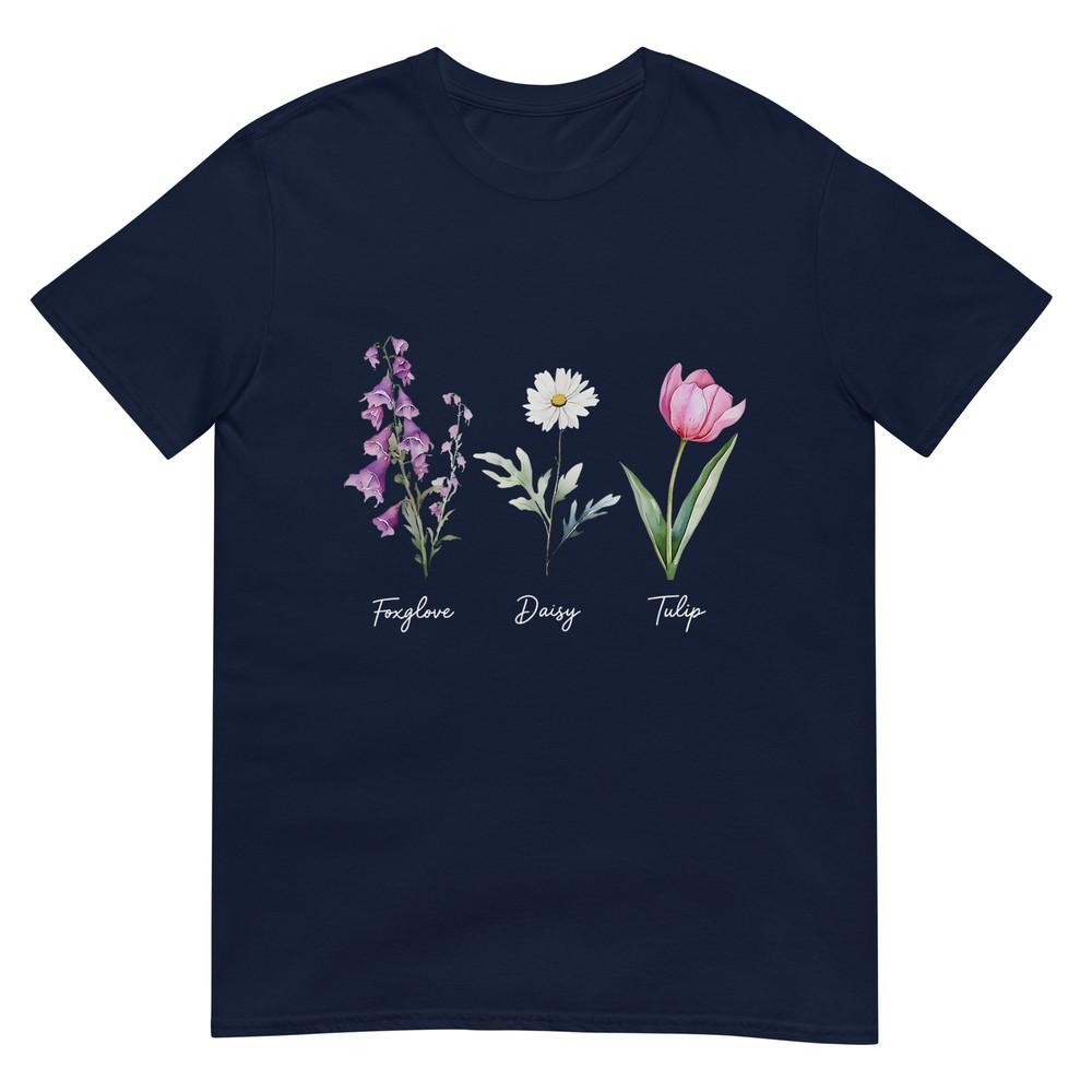 Foxglove Daisy Tulip Floral TShirt S