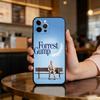 Classic film Forrest G-Gump Soft Silicone Black Cover,Phone Case For iPhone 17,16,15,14,13,12,11 Plus,Pro Max,XS