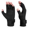 Sports Fitness Non-slip Half Finger Training Copper Fiber Pressure Gloves Copper Ion Wrist Gloves