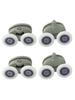 Wielen Bovenste & Onderste Rollen Vervangingsonderdelen Vervangende Runner Set Douchedeur 19/23/25/27mm Accessoires Verstelbaar